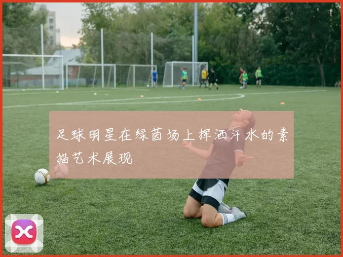 足球明星在绿茵场上挥洒汗水的素描艺术展现