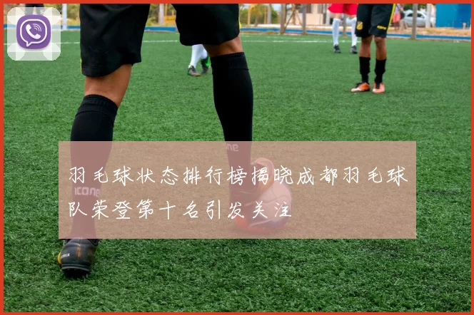 羽毛球状态排行榜揭晓成都羽毛球队荣登第十名引发关注